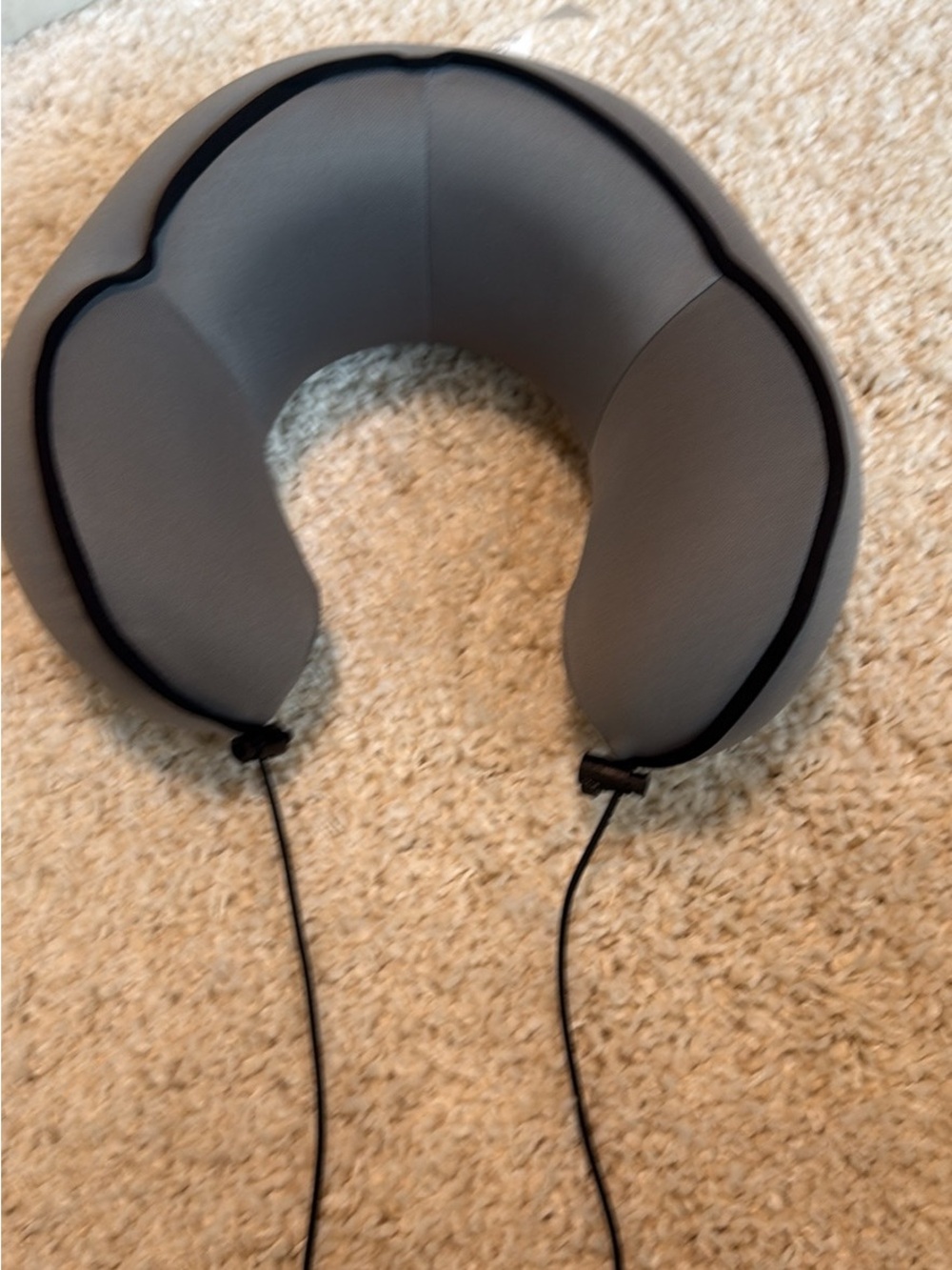 G force explore excellence travel neck pillow gray washable removable case soft